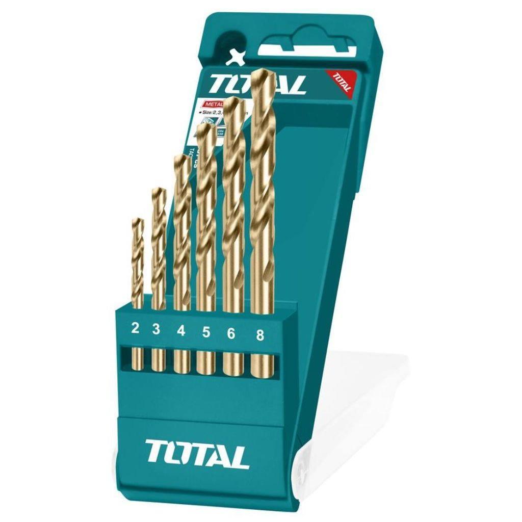 BỘ MŨI KHOAN KIM LOẠI HSS 6 CHI TIẾT TOTAL TACSD0065