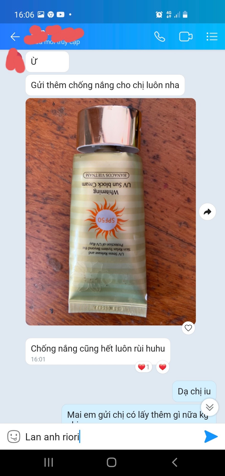 Kem Chống Nắng Dưỡng Trắng Da RIORI WHITENING UV SUN BLOCK CREAM 50G