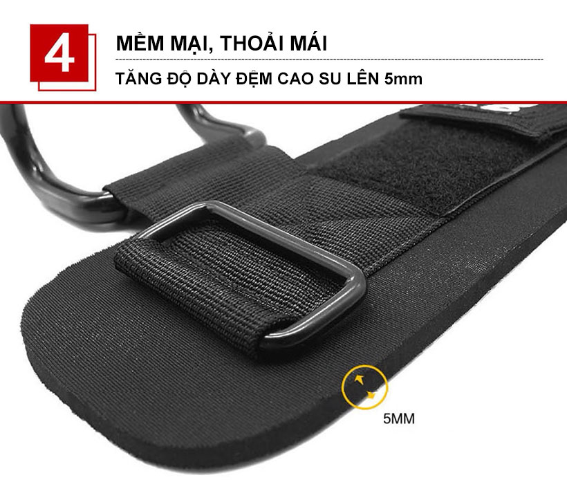 Dây kéo lưng trợ lực cổ tay AOLIKES 7642 nâng tạ tập gym sports fitness protection help wristbands