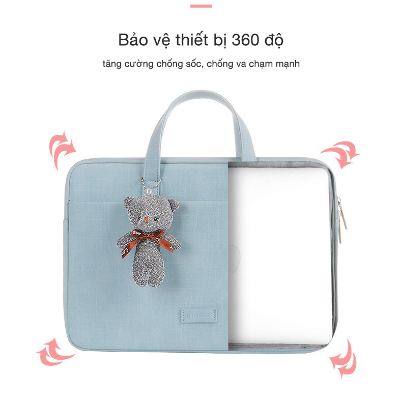Túi xách TAIKESEN (M379) dành cho Laptop [Tặng kèm túi phụ kiện + gấu bông nhỏ] - Hàng Nhập khẩu