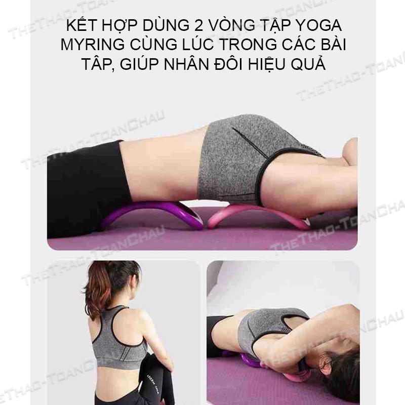 Vòng tập Yoga Pilates Myring chất liệu nhựa ABS cao cấp hỗ trợ tập Yoga và Masage đa năng