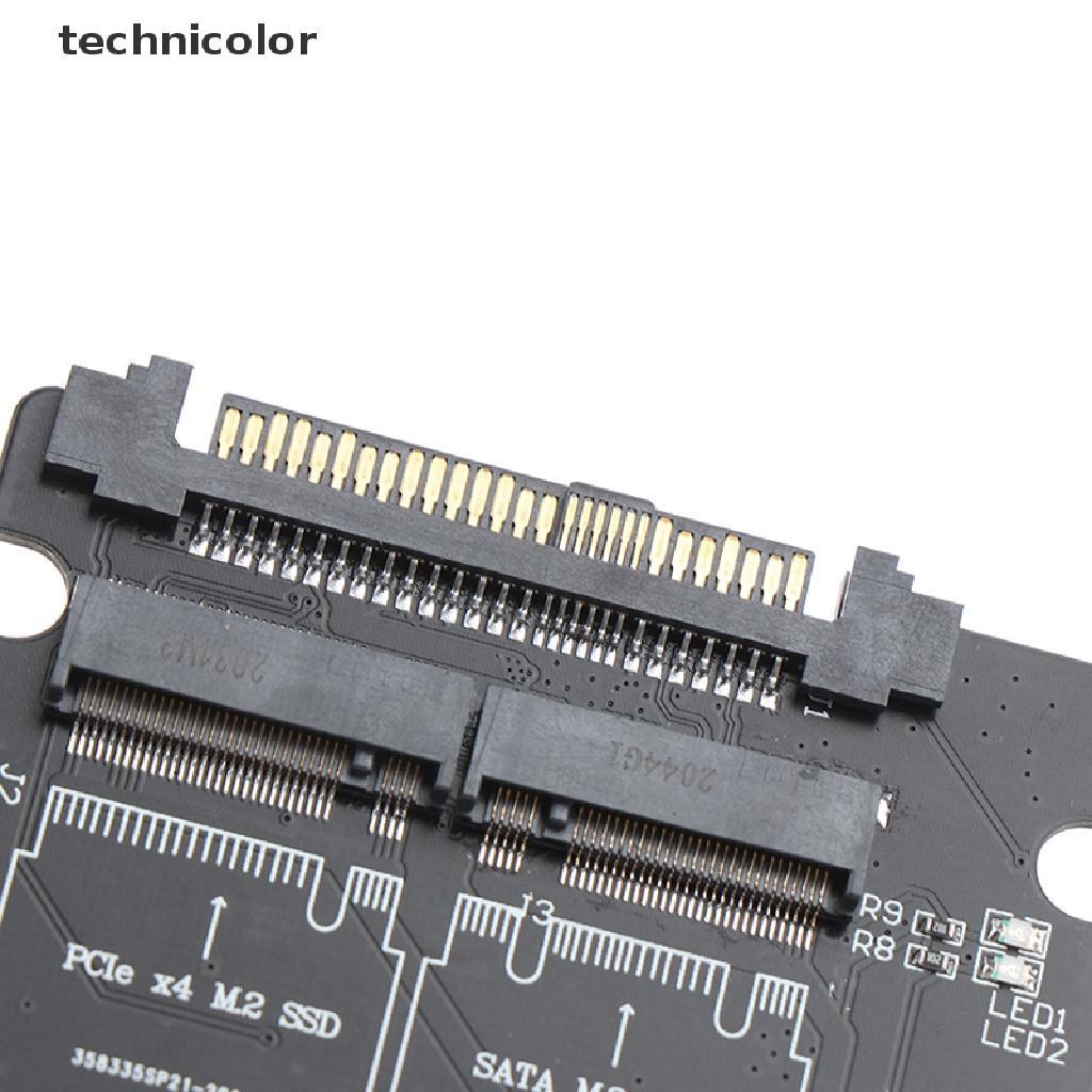 Technicolor SATA M.2 SSD to 2.5“ SATA NVMe M.2 NGFF SSD to SFF-8639 Adapter Converter TYG