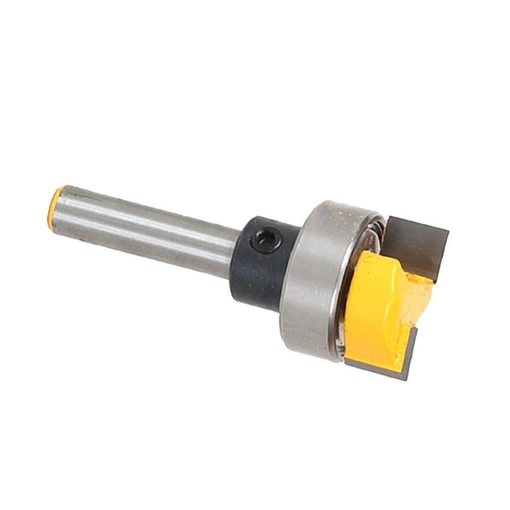 10X Carbide Flush Trim Router Bit - 1/4" Shank - Professional Woodworking Tools