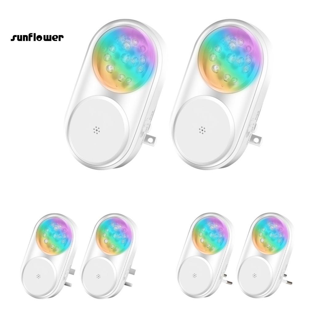 Bộ 2 Đèn Led RGB 7 Màu Tiết Kiệm Năng Lượng