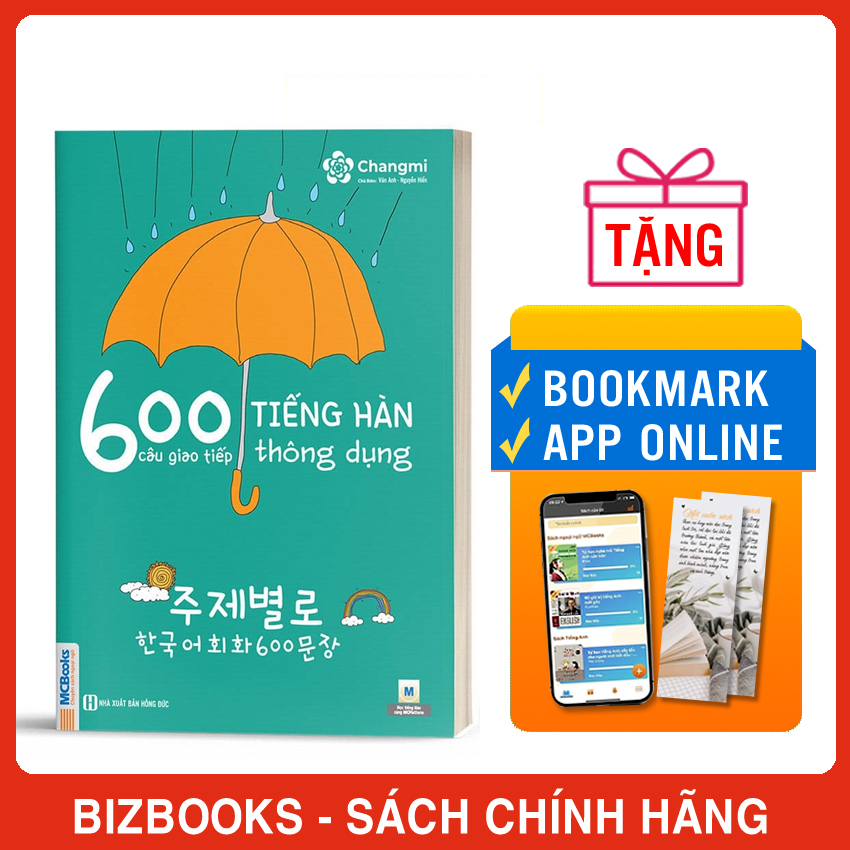 Sách 600 Câu Giao Tiếp Tiếng Hàn Thông Dụng