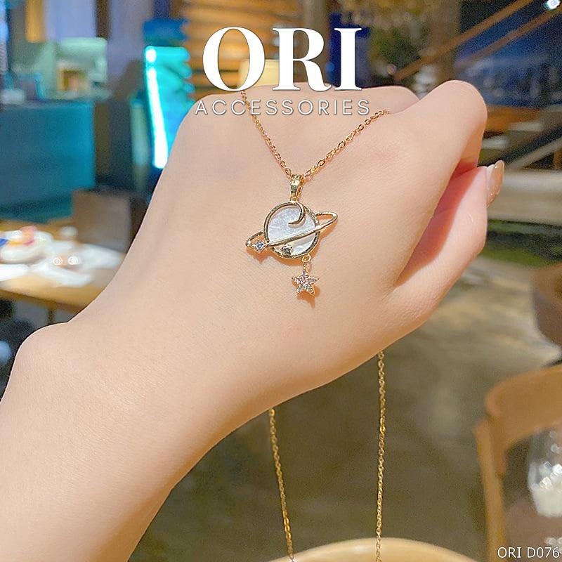 Dây chuyền nữ Planet and Star độc đáo thời trang ORI ACCESSORIES D076