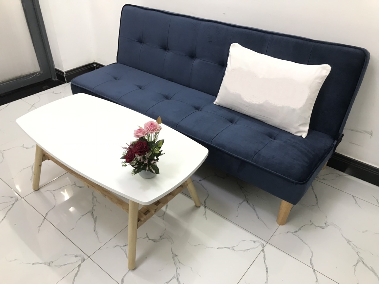 Bộ ghế sofa bed, sofa giường phòng khách Sivali, salon, sopha 09