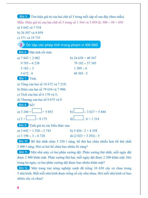 Sách - Tuyển Chọn 400 Bài Tập Toán 4 - Biên soạn theo chương trình GDPT mới