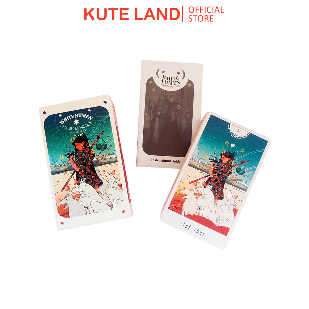 [Size Gốc] Bài Tarot White Numen 78 lá bài 7x12 Cm