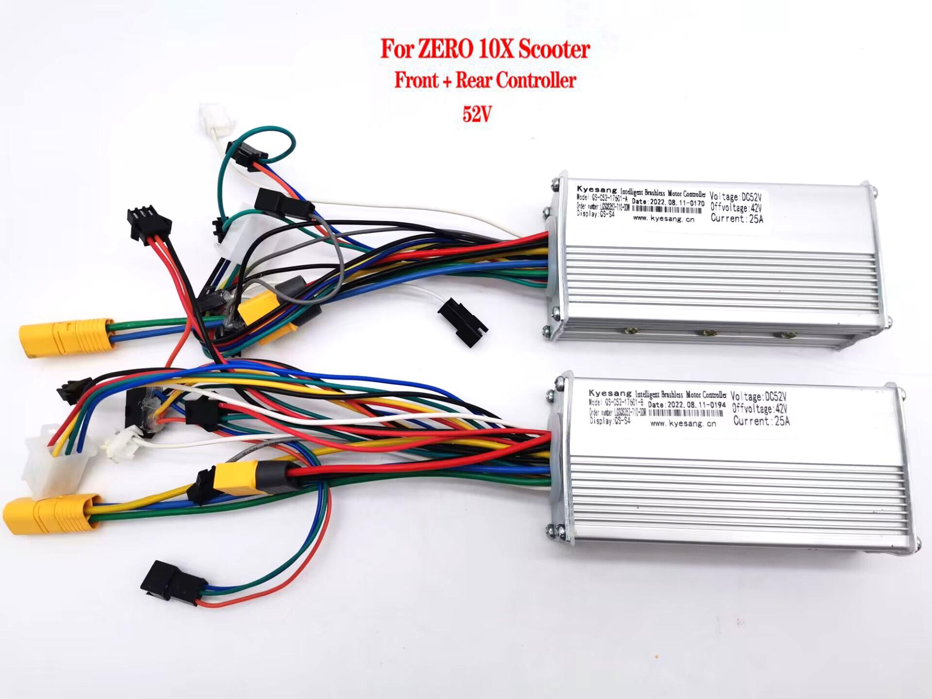 Bộ Điều Khiển Phía Trước Và Phía Sau Cho Zero 10X / Speedual 52V Xe Điện Thông Minh Bộ Điều Khiển Động Cơ Không Chổi Than Phụ Tùng Color: Rear controller 52V