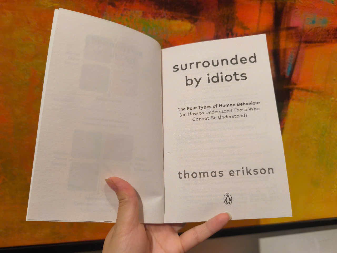 Sách - Surrounded by Idiots: : The Four Types of Human Behaviour by Thomas Erikson - Sách Ngoại văn
