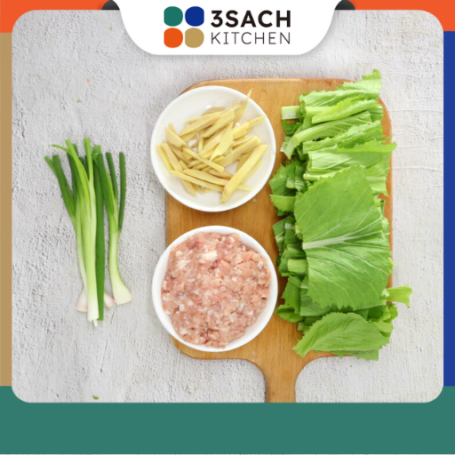 Canh Cải Xanh Thịt Bằm