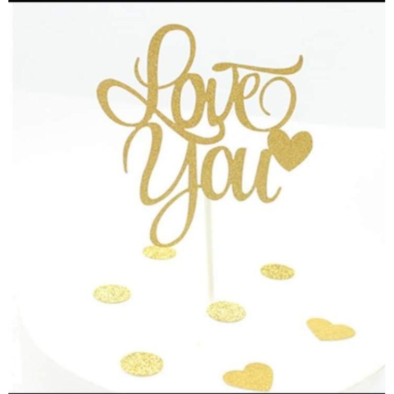 10 chữ nhũ LOVE YOU