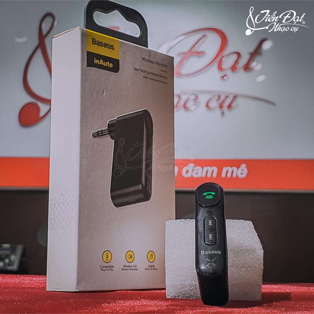 Bộ Bluetooth Receiver Dùng Cho Xe Hơi, Loa Không Hỗ Trợ Bluetooth