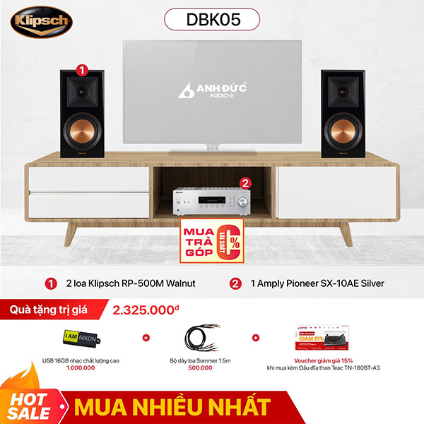 Dàn nghe nhạc gia đình Klipsch DBK05 - Hàng chính hãng