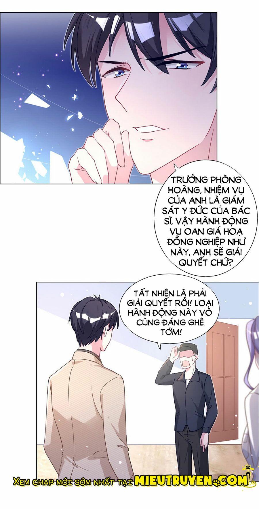 baba đẹp trai trên trời rơi xuống chapter 50 16