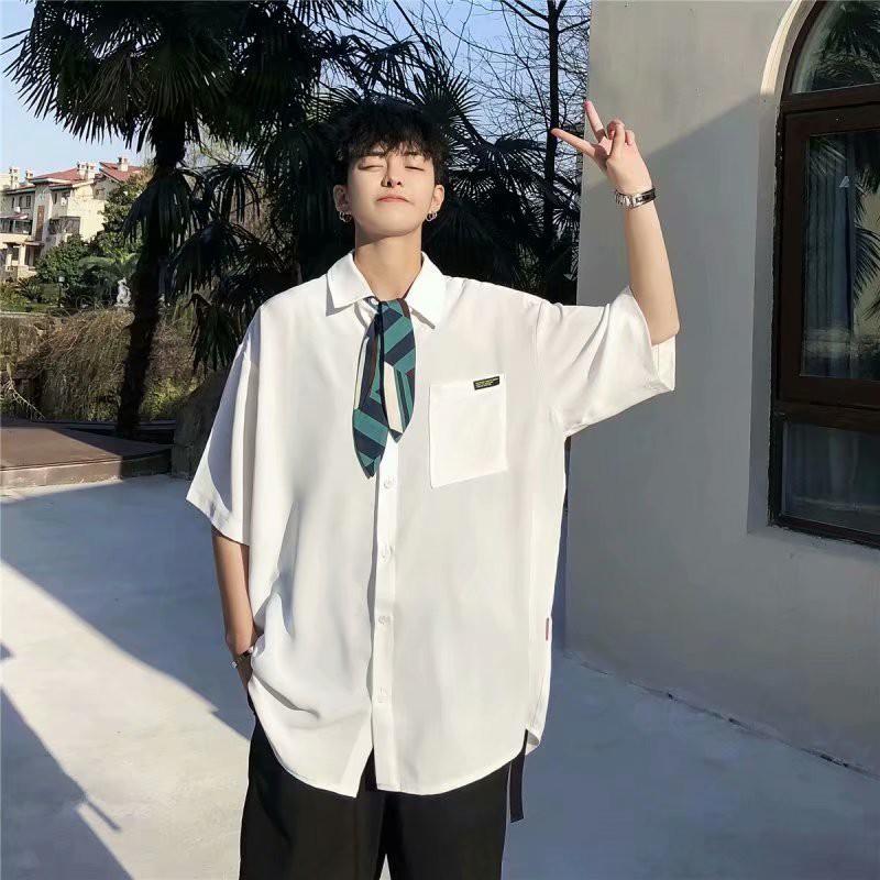 Áo sơ mi ngắn tay thời trang cho nam