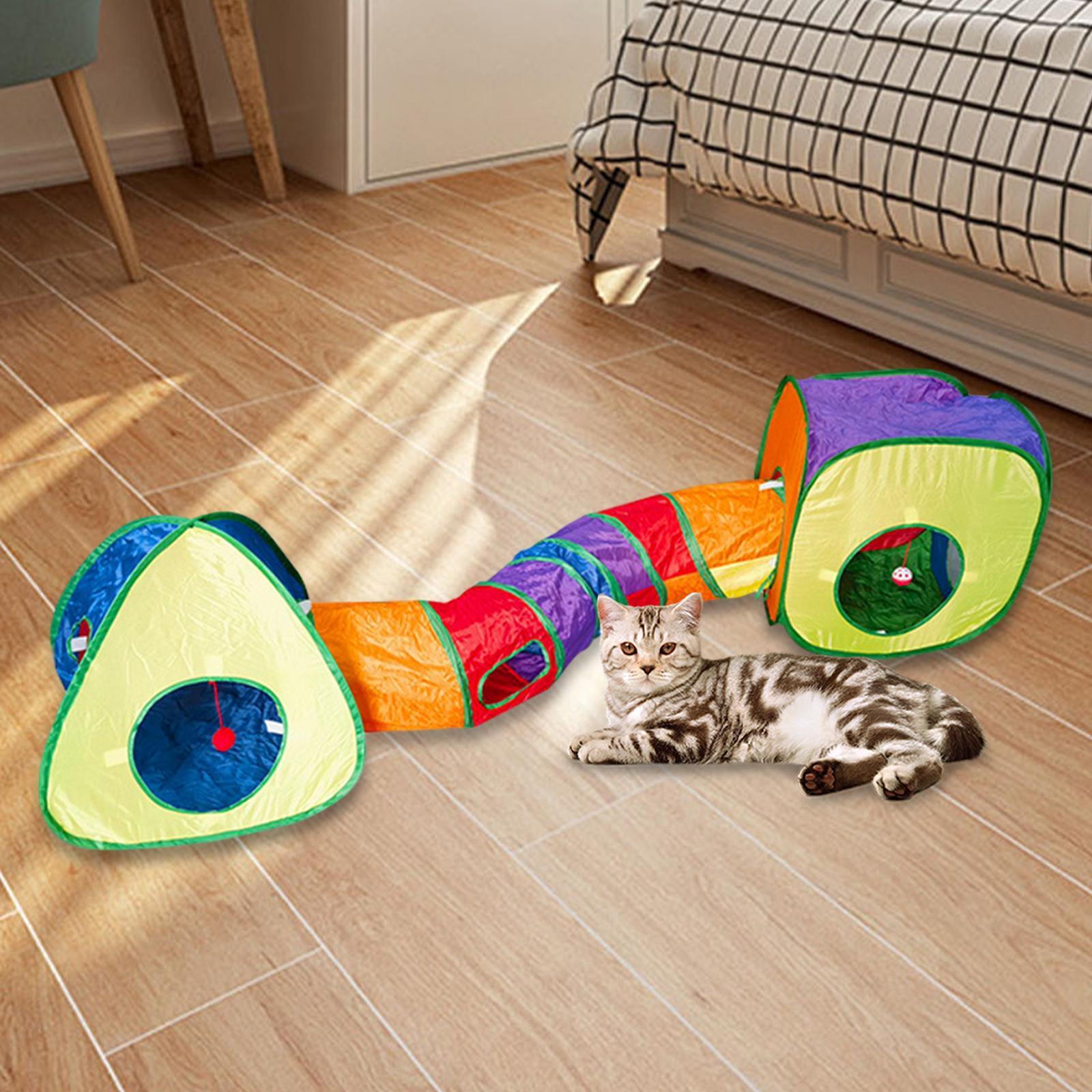 Cat Tunnel Playing Hut Play Tunnels Outside for Hamster Small Animals Rabbit