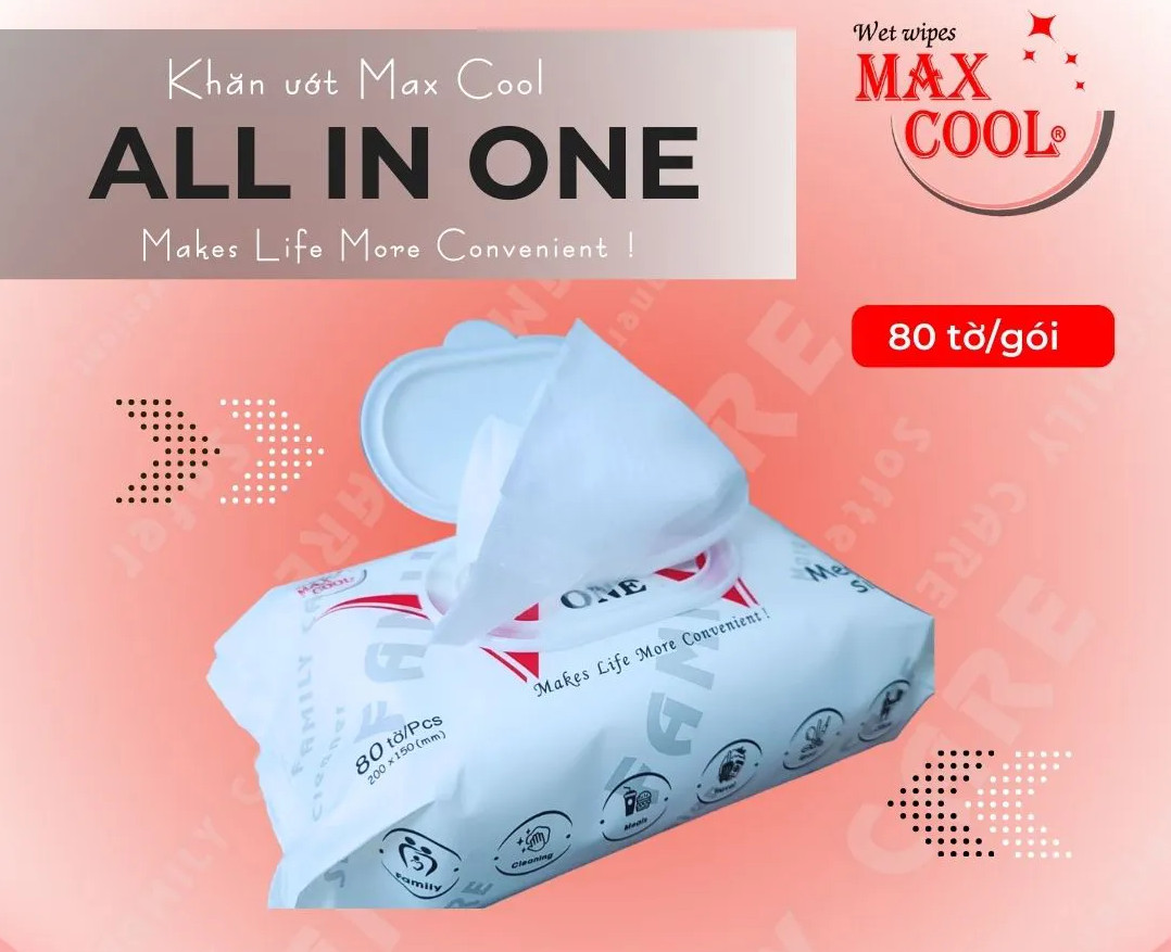 Khăn Ướt All In One 80 Tờ