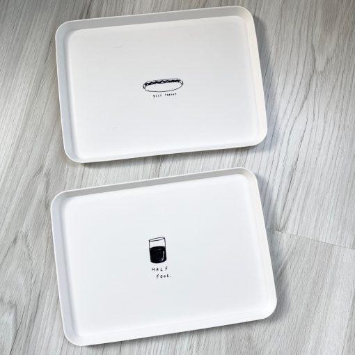 Khay Dĩa Đựng Đồ Ăn Sáng Khay Chén Dĩa Đựng Hoa quả Đồ Ăn Vặt H130