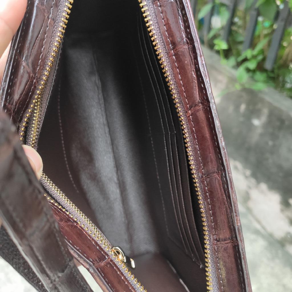 Kẹp nách Da Bụng Cá Sấu đẹp nhẹ nhàng