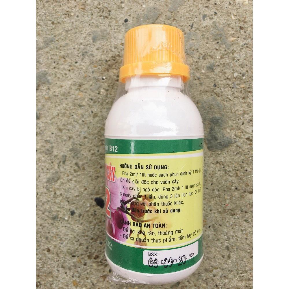 Vitamin B12 cho lan, cây cảnh 100ml Giải độc cây- Tái tạo tế bào