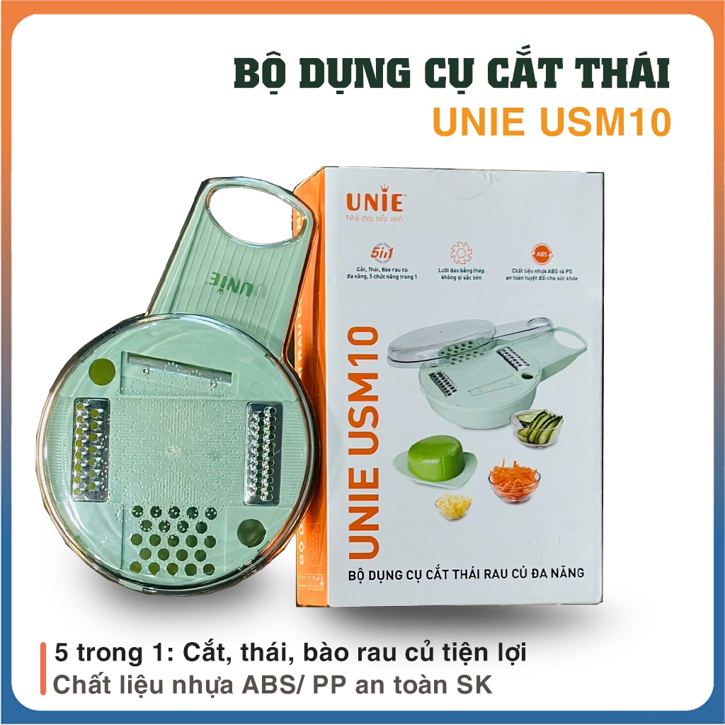 Bộ dụng cụ cắt thái rau củ đa năng Unie USM10