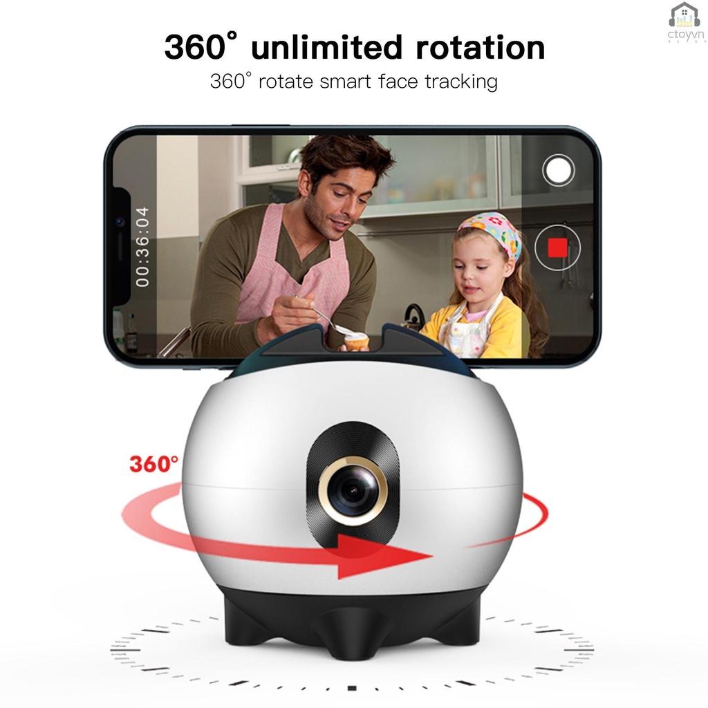 Gimbal thông minh có thể xoay 360 độ bluetooth không dây phù hợp cho mọi dòng điện thoại/camera với ốc vít 1/4inch