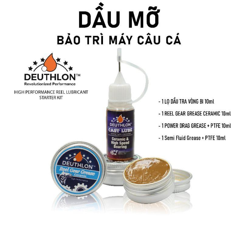 DẦU MỠ BẢO TRÌ MÁY CÂU CÁ DEUTHLON / MỠ NHÔNG / MỠ NỀN / MỠ DRAG