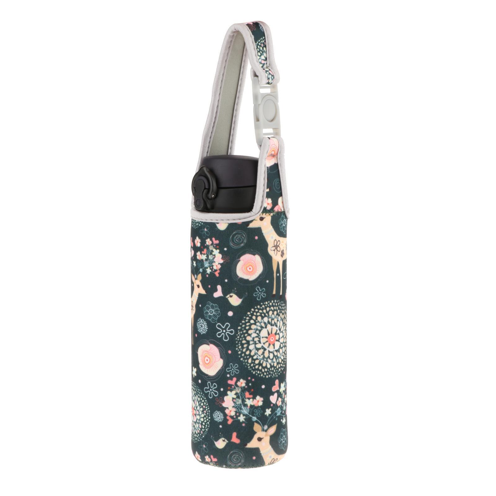 Water Bottle Sleeve Dustproof Bottle Cup Carrier Pouch for Gym Camping