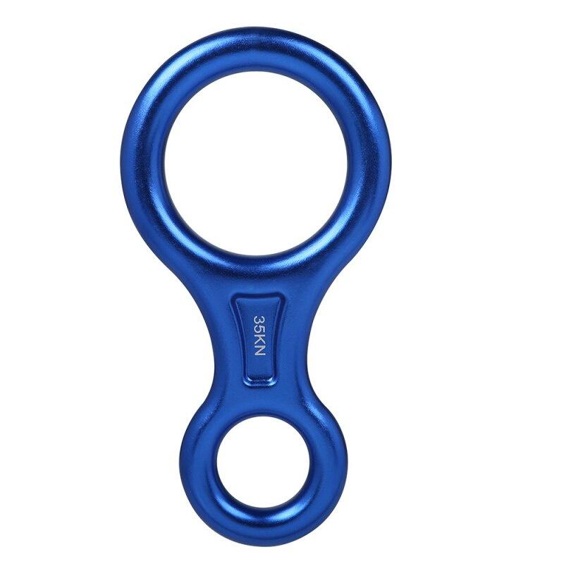 Outdoor speed drop 8-Shape ring descent device high altitude descent device protector Climbing Abseiling Device