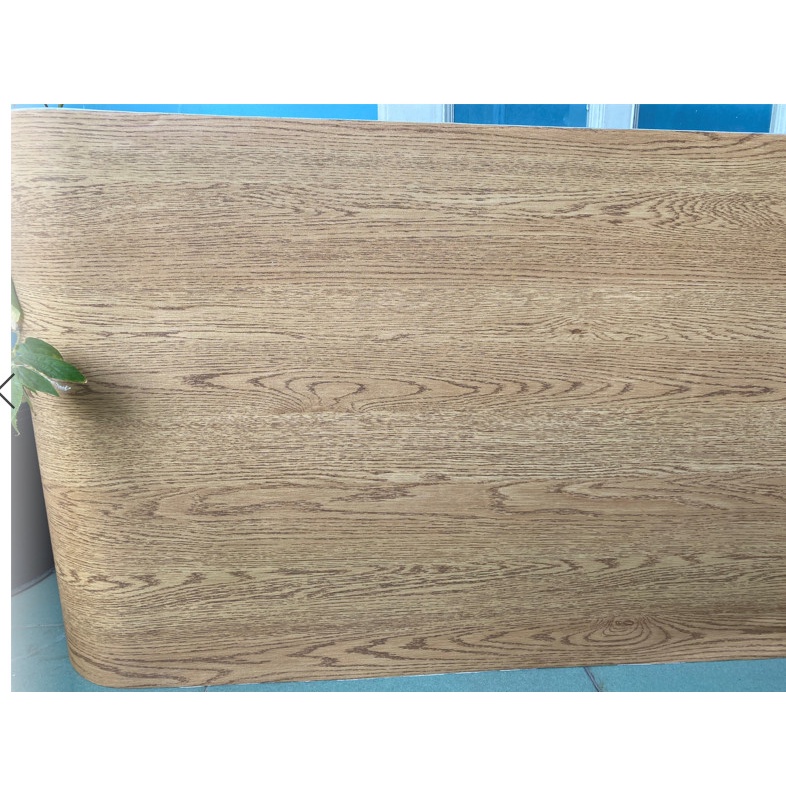 Decal Giấy Dán Nền Sàn Nhà Trang Trí Nhà Cửa VÁN VÀNG NHẠT HS2608 Có Keo Sẵn Khổ 60cm, GIÁ BÁN 1 MÉT DÀI