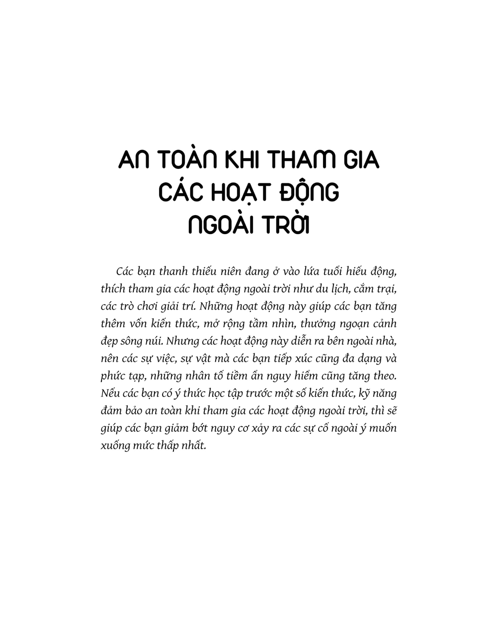 Combo 2 Kỹ Năng An Toàn Trong Cuộc Sống Dành Cho Thanh Thiếu Niên:  An Toàn Trong Ăn Uống Và Sơ Cấp Cứu + An Toàn Khi Tham Gia Các Hoạt Động Ngoài Trời Và Phòng Chống Thiên Tai