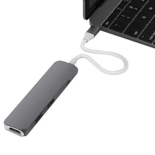 Cáp HYPERDRIVE USB TYPE-C HUB WITH 4K HDMI - Hàng Chính Hãng