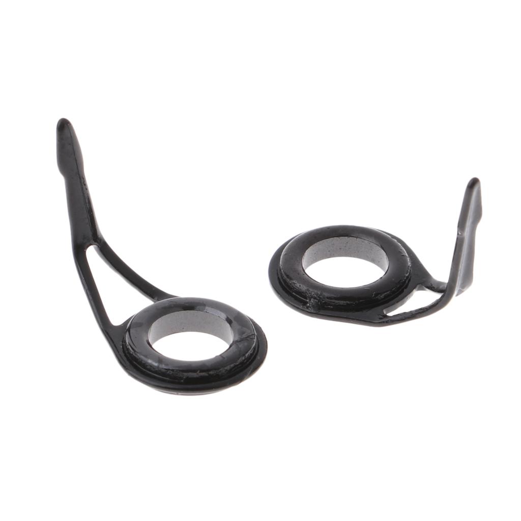 10x Fishing Rod Eye Ring Guides Line Rings for Spinning/Carp Rod