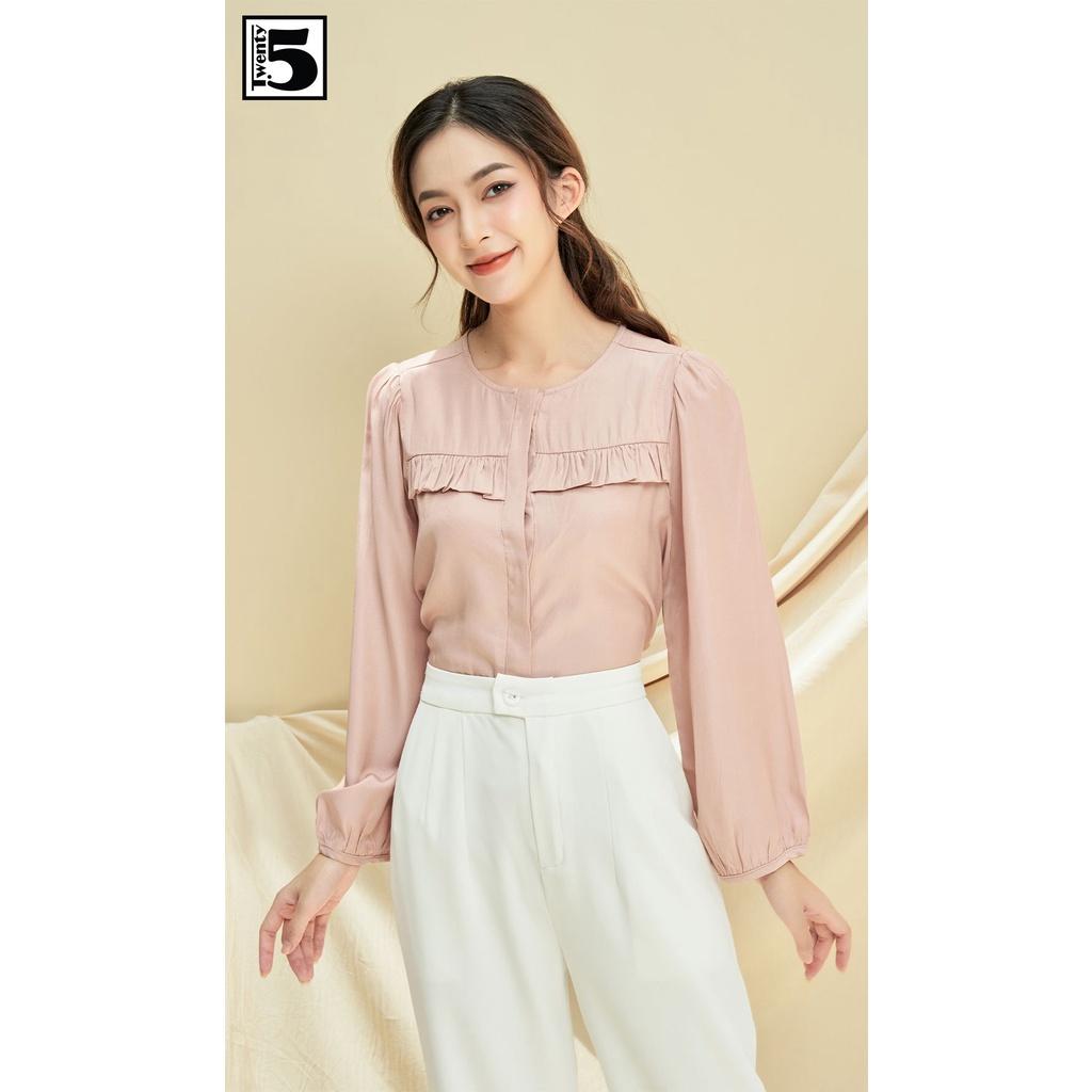 Quần dáng suông nữ, ống rộng Twentyfive N61