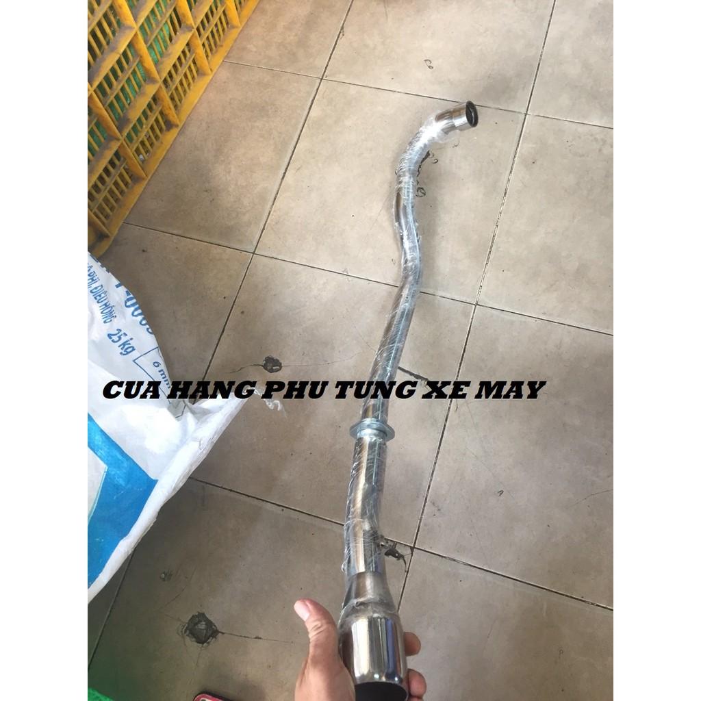 Cổ pô inox gắn xe Ex135, Exciter 150, Winner 150, Winner X, Raider Fi, Satria Fi gắn pô độ họng 51mm