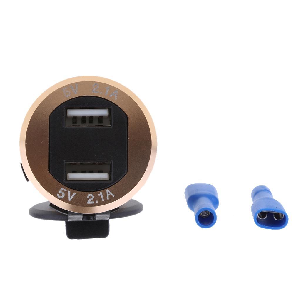 Universal Portable Fast Dual USB Car Charger for Mobile Phone New