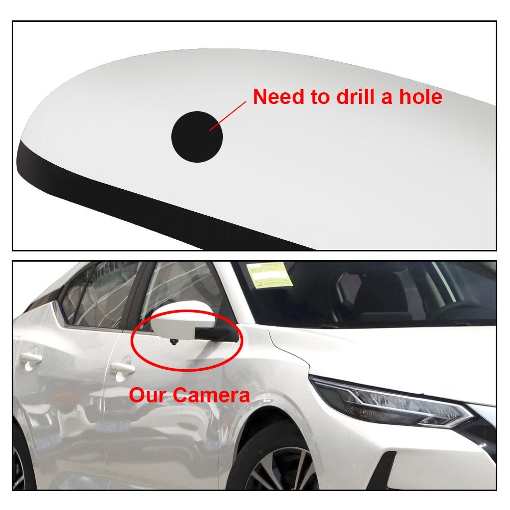 Camera góc rộng 170 độ chống thấm nước cho xe hơi