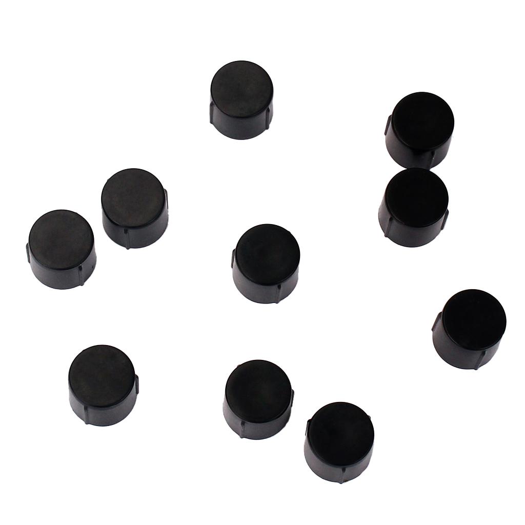 10 Pieces Guitar Bass Replacement Control Knobs Caps String Instrument Parts