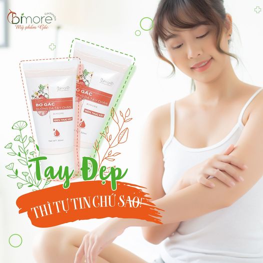 Bơ gấc dưỡng da tay chân mềm mịn sáng đều màu 50ml