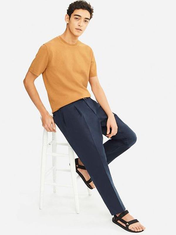 Quần Kaki Nam EZY COTTON RELAXED FIT ANKLE PANTS - SIZE 30-31-32-33-34