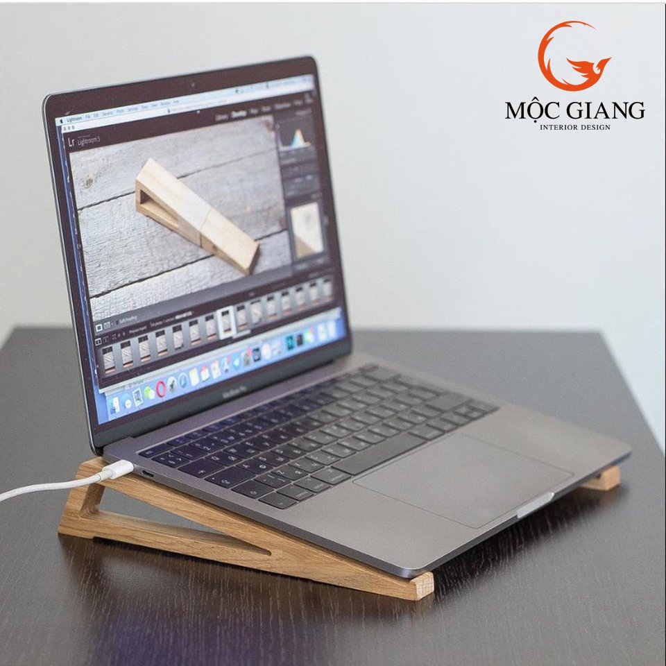 Giá Đỡ Laptop Gỗ Thông Minh