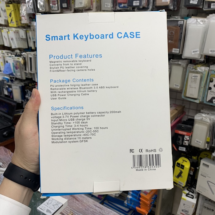 Bao da kèm bàn phím Bluetooth dành cho iPad Pro 11 2020 Smart Keyboard