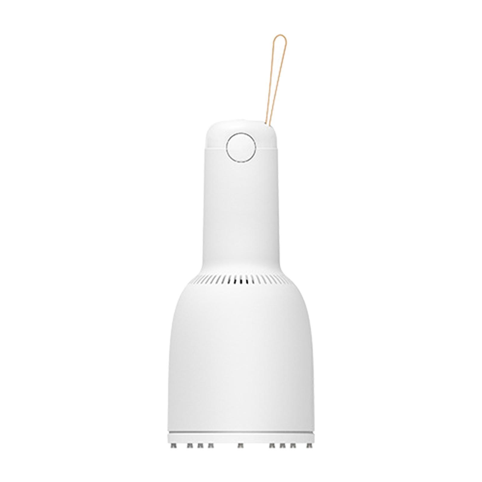 Portable Wireless Hand Held Desktop Vacuum Cleaner Computer Cleaning Hair White