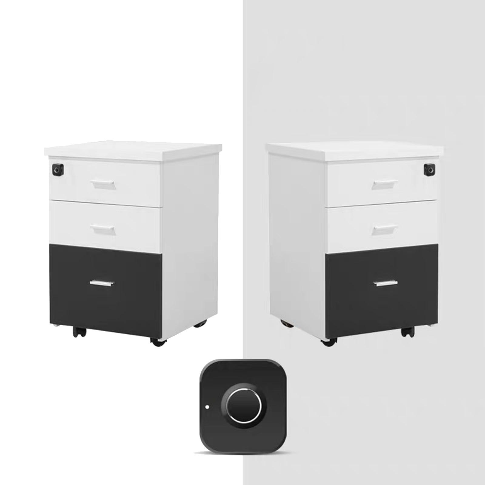 Fingerprint Drawer Lock Hidden File Cabinet Lock Electric Keyless for Office