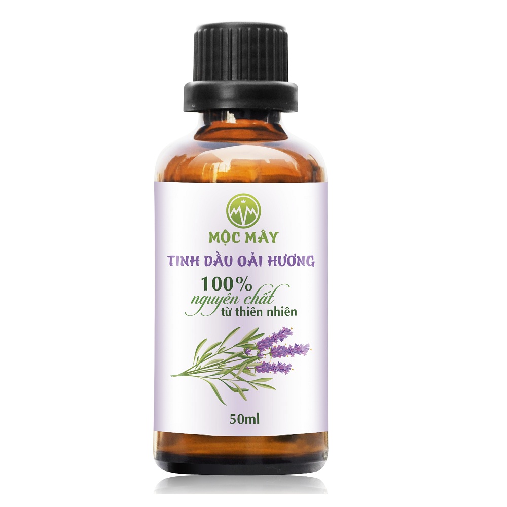 Tinh dầu Oải Hương 50ml Mộc Mây - tinh dầu nguyên chất 100% từ thiên nhiên - chất lượng và mùi hương vượt trội