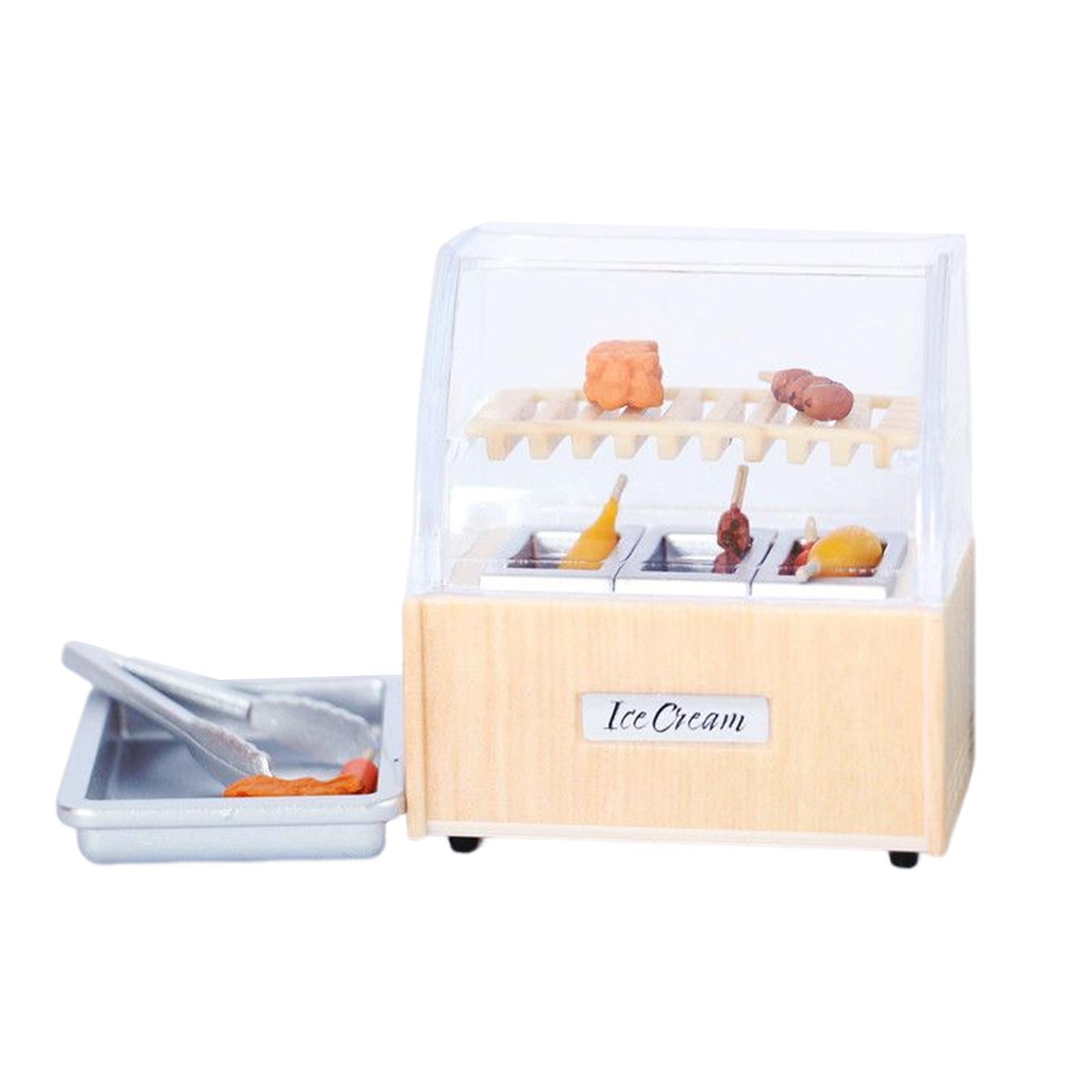 Dollhouse Food Cabinet Dollhouse Accessories Scenery Supplies Life Scenes for Children