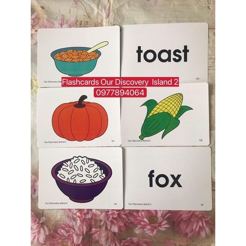 Flashcards Thẻ Tiếng Anh Our Discovery Island 2