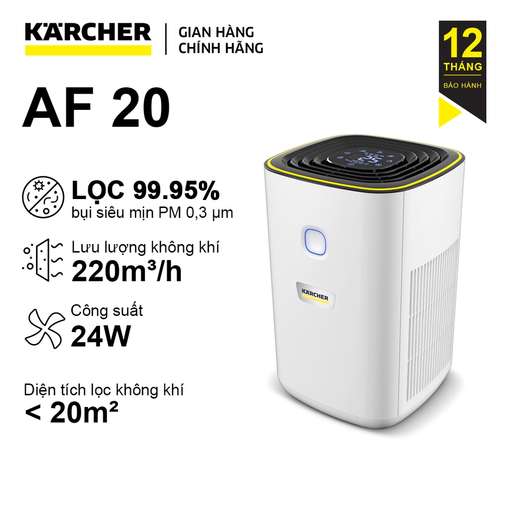 Máy lọc không khí Karcher AF 20 - Hàng chính hãng